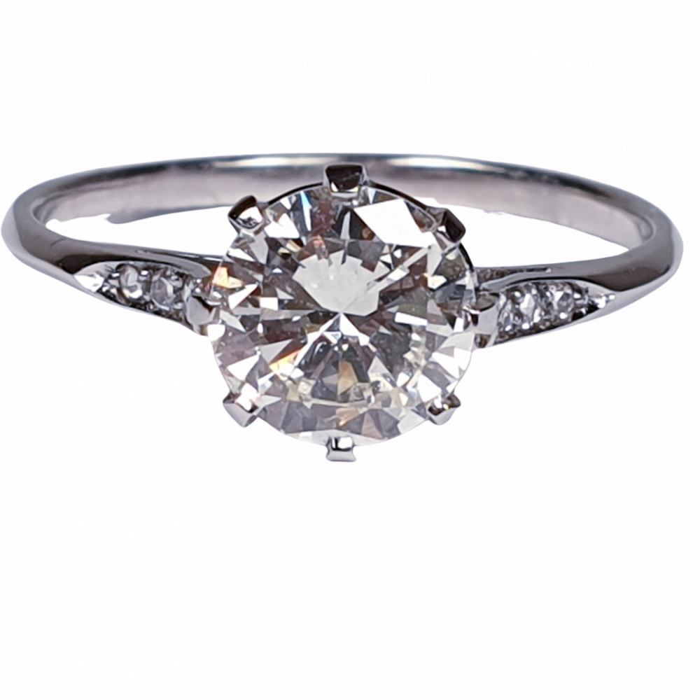 1.05ct single stone diamond engagement ring | DB Gems