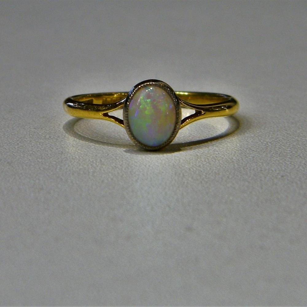Edwardian opal ring store