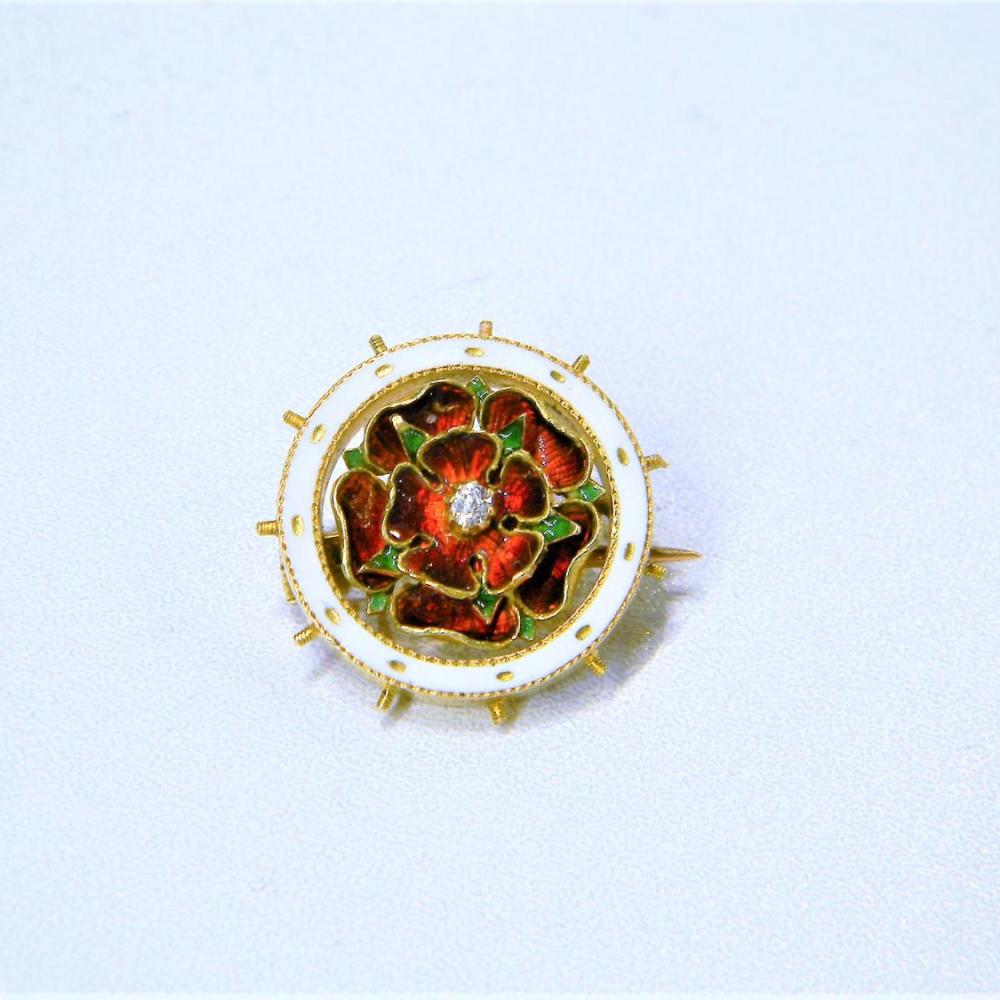 Tudor rose brooch hot sale